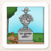 Erntedank Spaß Bar Untersetzer (Vorderseite)