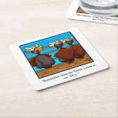 Erntedank Spaß Bar Untersetzer (angewinkelt)