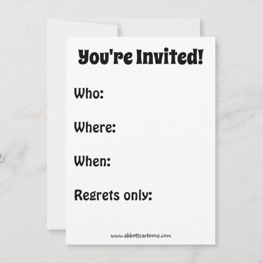 Erntedank Spaß Einladungen "Spectickles" (Rückseite)