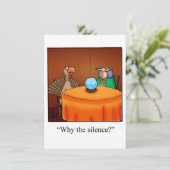 Erntedank Spaß Einladungen "Spectickles" (Stehend Vorderseite)