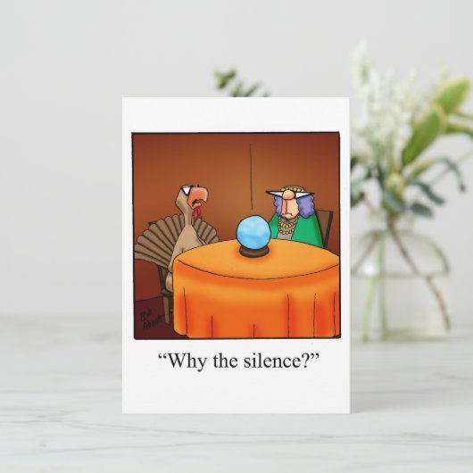 Erntedank Spaß Einladungen "Spectickles" (Stehend Vorderseite)