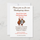 Erntedank Spaß Einladungen "Spectickles" (Rückseite)