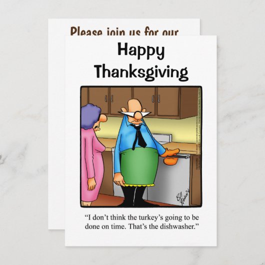 Erntedank Spaß Einladungen "Spectickles" (Vorne/Hinten)