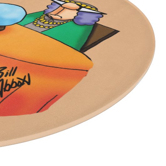 Erntedank Spaß Glasschneidplatte Schneidebrett (Ecke)