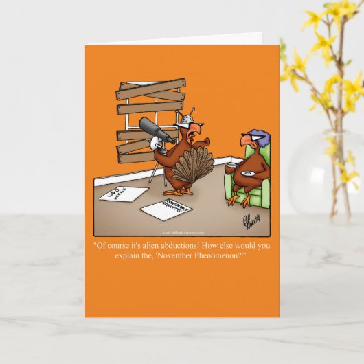 Erntedank Spaß Grußkarte Karte (Gelbe Blume)