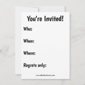 Erntedank Spaß "Heck Yeah!" Einladungen (Rückseite)