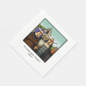 Erntedank Spaß Holiday Napkins Serviette (Ecke)