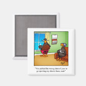 Erntedank Spaß Magnet "Juicy" Geschenk (Vorderseite/Rückseite)