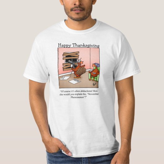 Erntedank Spaß "November Phenomenon" Teemond T-Shirt (Vorderseite)