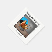 Erntedank Spaß Paper Napkins Serviette (Ecke)