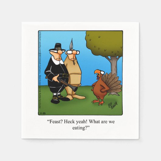 Erntedank Spaß Paper Napkins Serviette (Vorderseite)