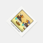 Erntedank Spaß Paper Napkins Serviette (Ecke)