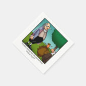 Erntedank Spaß Paper Napkins Serviette (Ecke)