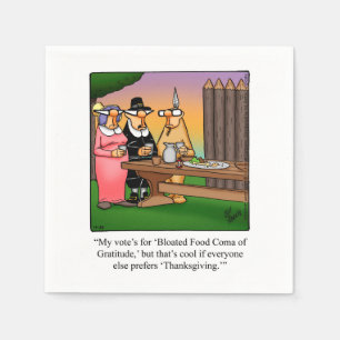 Erntedank Spaß Paper Napkins Serviette