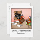 Erntedank Spaß Postkarte "Spectickles" (Vorne/Hinten)