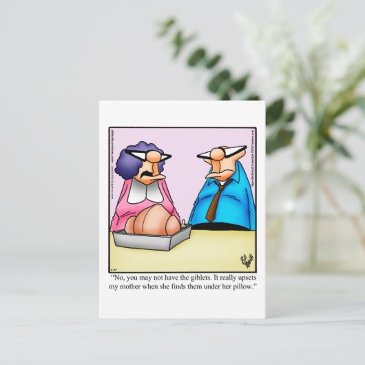 Erntedank Spaß Postkarte "Spectickles" (Stehend Vorderseite)