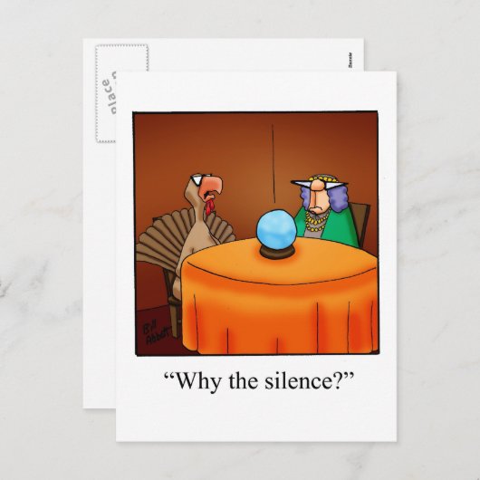 Erntedank Spaß Postkarte "Spectickles" (Vorne/Hinten)