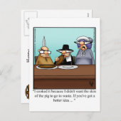 Erntedank Spaß Postkarte "Spectickles" (Vorne/Hinten)