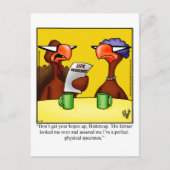 Erntedank Spaß Postkarte "Spectickles" (Vorderseite)