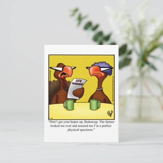 Erntedank Spaß Postkarte "Spectickles" (Stehend Vorderseite)