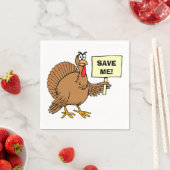 Erntedank Spaß Quotes Serviette (Beispiel)