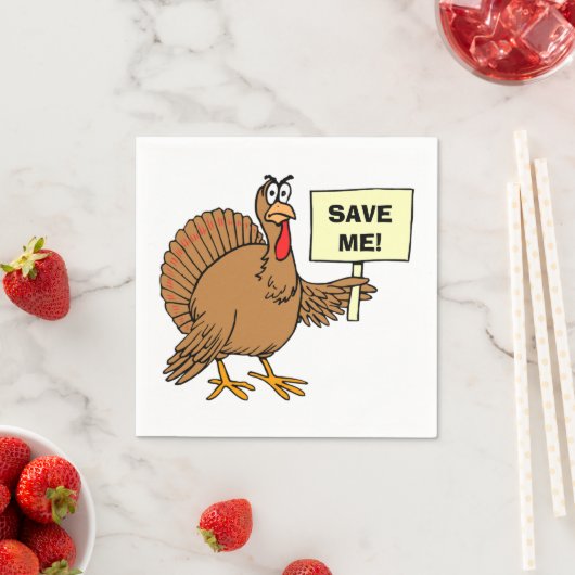 Erntedank Spaß Quotes Serviette (Beispiel)