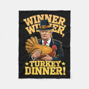 Erntedank Spaß Trump Türkei T-Shirts Uni Erwachsen Fleecedecke