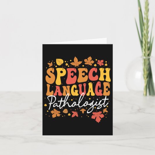 Erntedank Speech Therapy Fall Speech Speech Sprach Karte (Vorderseite)