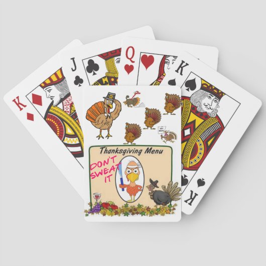 Erntedank-Spielkarten-Deck Spielkarten (Rückseite)