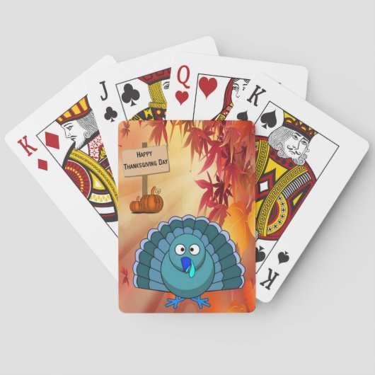 Erntedank-Spielkarten-Deck Spielkarten (Rückseite)