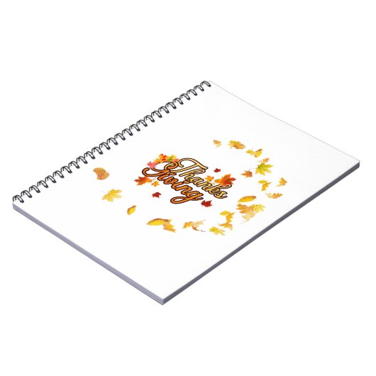 Erntedank Spiral Foto Notebook Notizblock (Linke Seite)