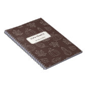 Erntedank Spiral Notebook Herbst Ernte Notizblock (Rechte Seite)