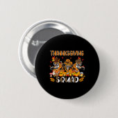 Erntedank Squad Leopard Drei Fall Tigers Weari Button (Vorne & Hinten)