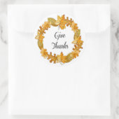 Erntedank Sticker/Danke Runder Aufkleber (Tasche)