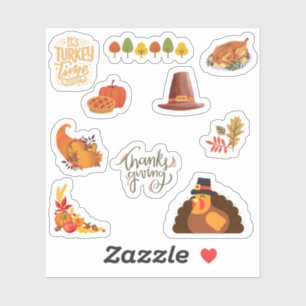 Erntedank Stickers Aufkleber