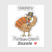 Erntedank (Stil 2) Klassischer T - Shirt Aufkleber (Blatt)