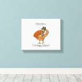 Erntedank (Stil 2) Klassischer T - Shirt Leinwanddruck (Insitu (Holzboden))