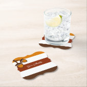 Erntedank Streifen und Korn Untersetzer (Vor Ort)