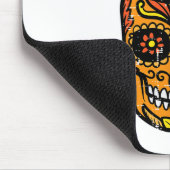 Erntedank Sugar Skull Pilgrim Fall mexikanische Mä Mousepad (Ecke)