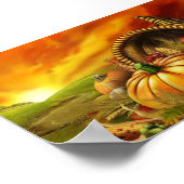 Erntedank Sunrise Poster (Ecke)