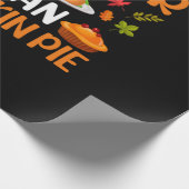 Erntedank Sweeter als Pumpkin Pie Geschenkpapier (Ecke)