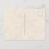 Erntedank Table Bountiful Harvest Save the Date Einladungspostkarte (Rückseite)