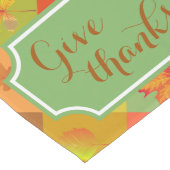 Erntedank Table Runner Großer Tischläufer (Ecke)