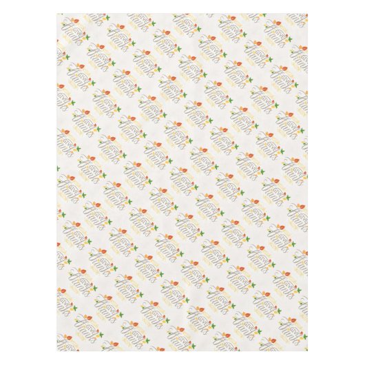 Erntedank Tablecloth/Give Danke Tischdecke (Vorderseite)