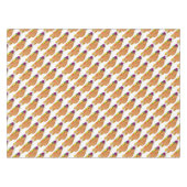 Erntedank Tablecloth/Turkey on Platter Tischdecke (Vorderseite (Horizontal))