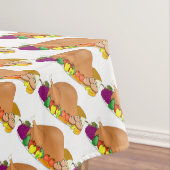 Erntedank Tablecloth/Turkey on Platter Tischdecke (Beispiel)