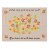 Erntedank Tableclout (Tablette) Tischdecke (Vorderseite (Horizontal))