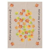 Erntedank Tableclout (Tablette) Tischdecke (Vorderseite)