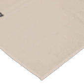 Erntedank-Tablett mit individuellem Herbstleaves Tischdecke (Schrägansicht)