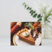 Erntedank-Tag Feiertagspostkarte (Stehend Vorderseite)